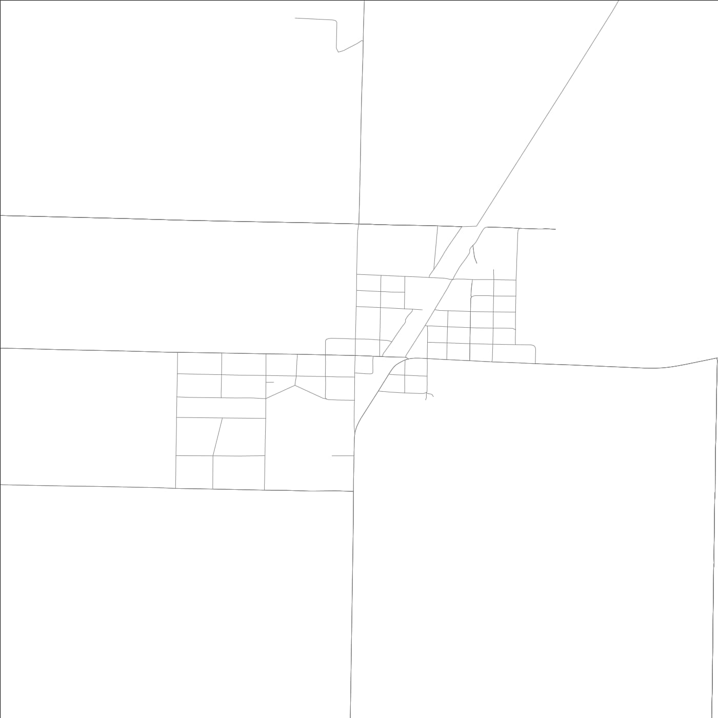 ROAD MAP OF PRAIRIE CITY, ILLINOIS BY MAPBAKES