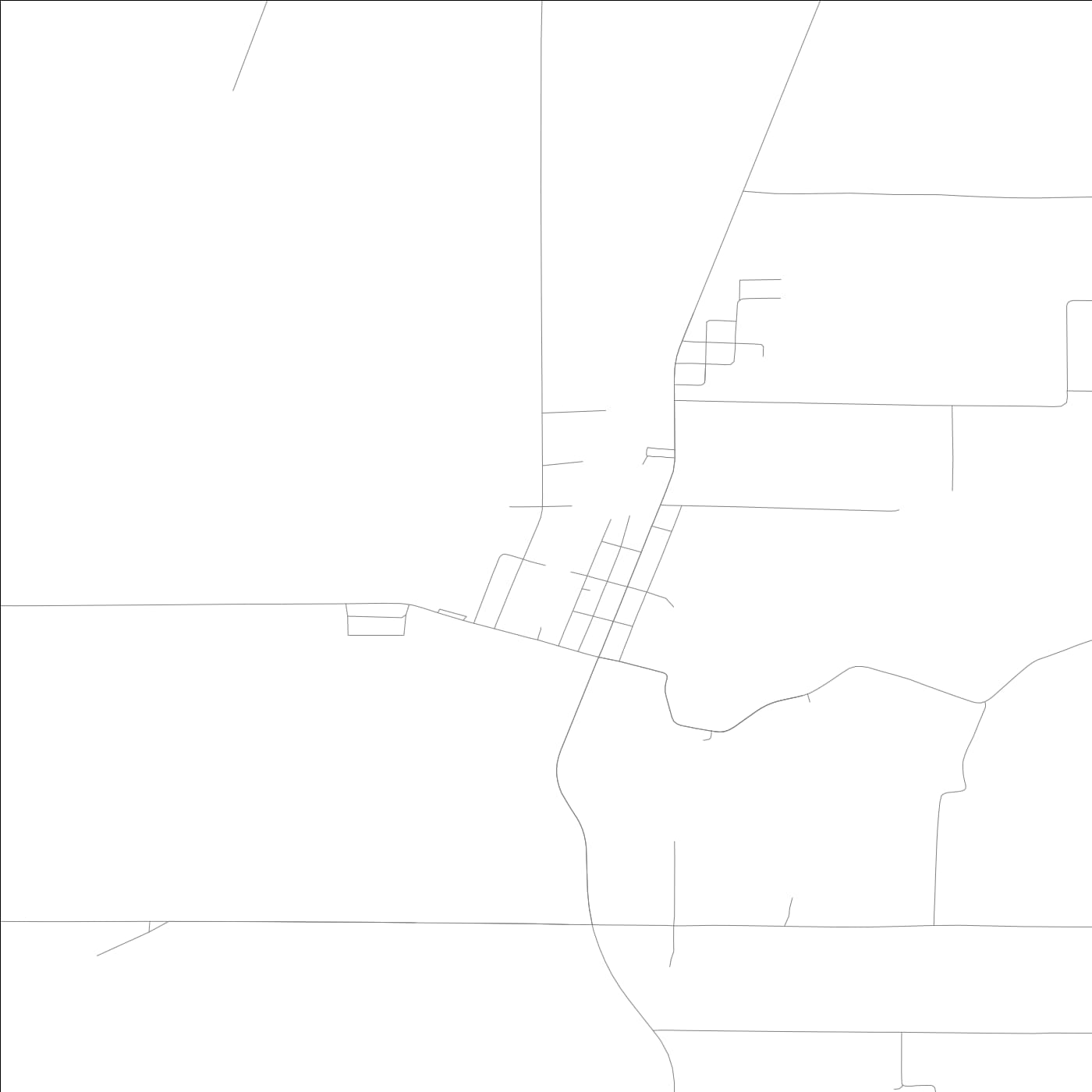 ROAD MAP OF PULASKI, ILLINOIS BY MAPBAKES