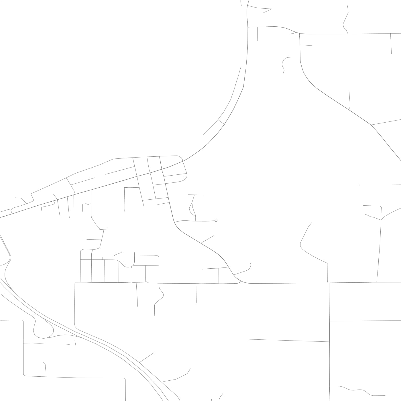 ROAD MAP OF RAPIDS CITY, ILLINOIS BY MAPBAKES