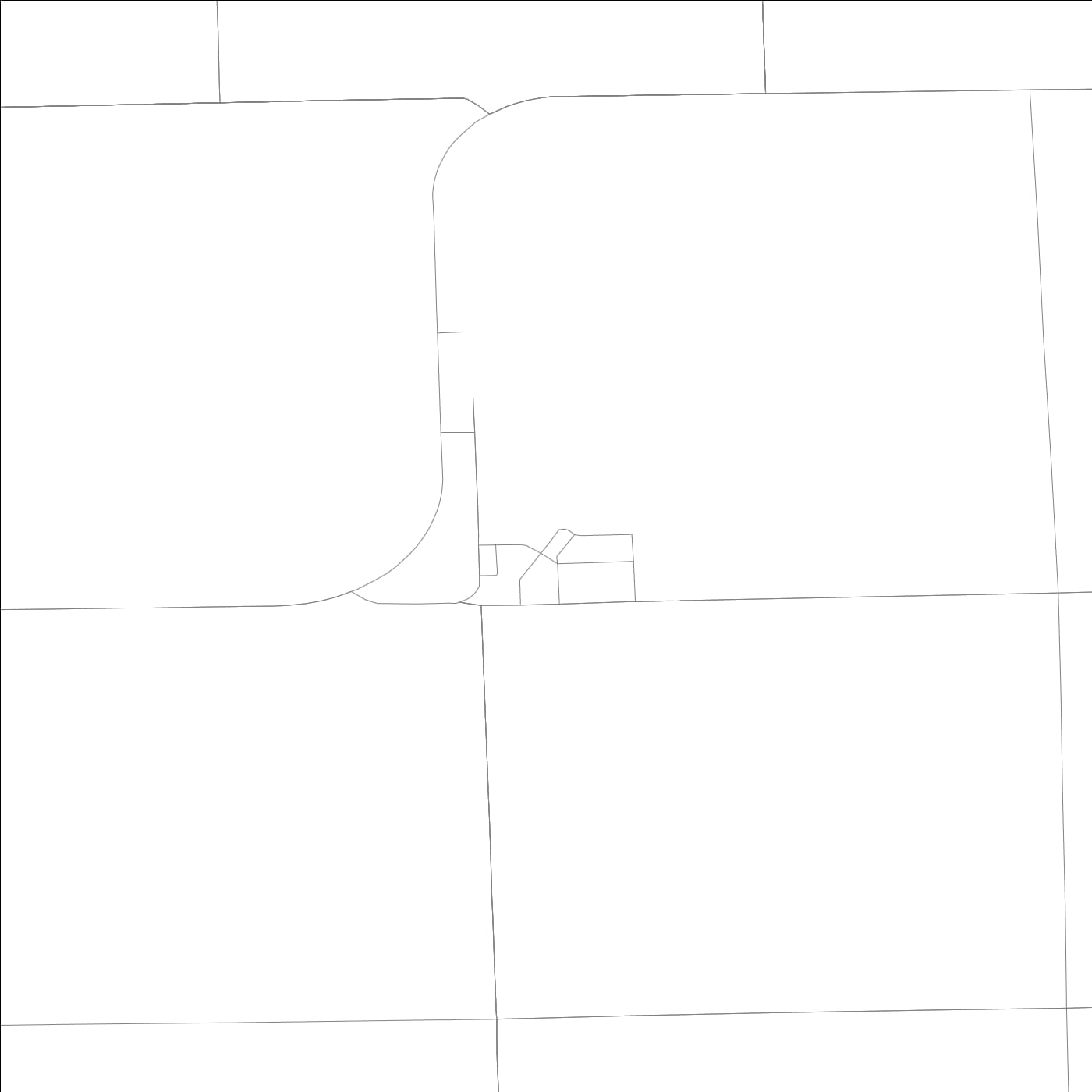ROAD MAP OF REDDICK, ILLINOIS BY MAPBAKES