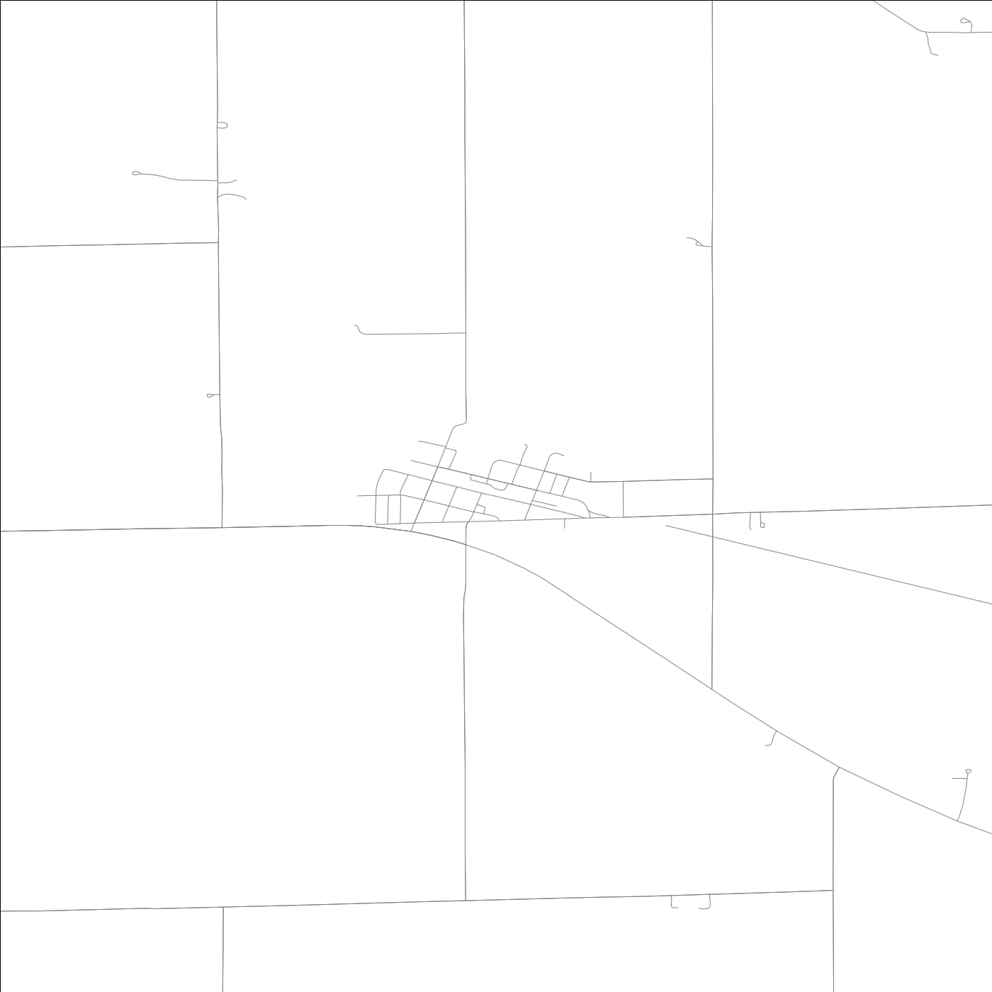 ROAD MAP OF REDMON, ILLINOIS BY MAPBAKES