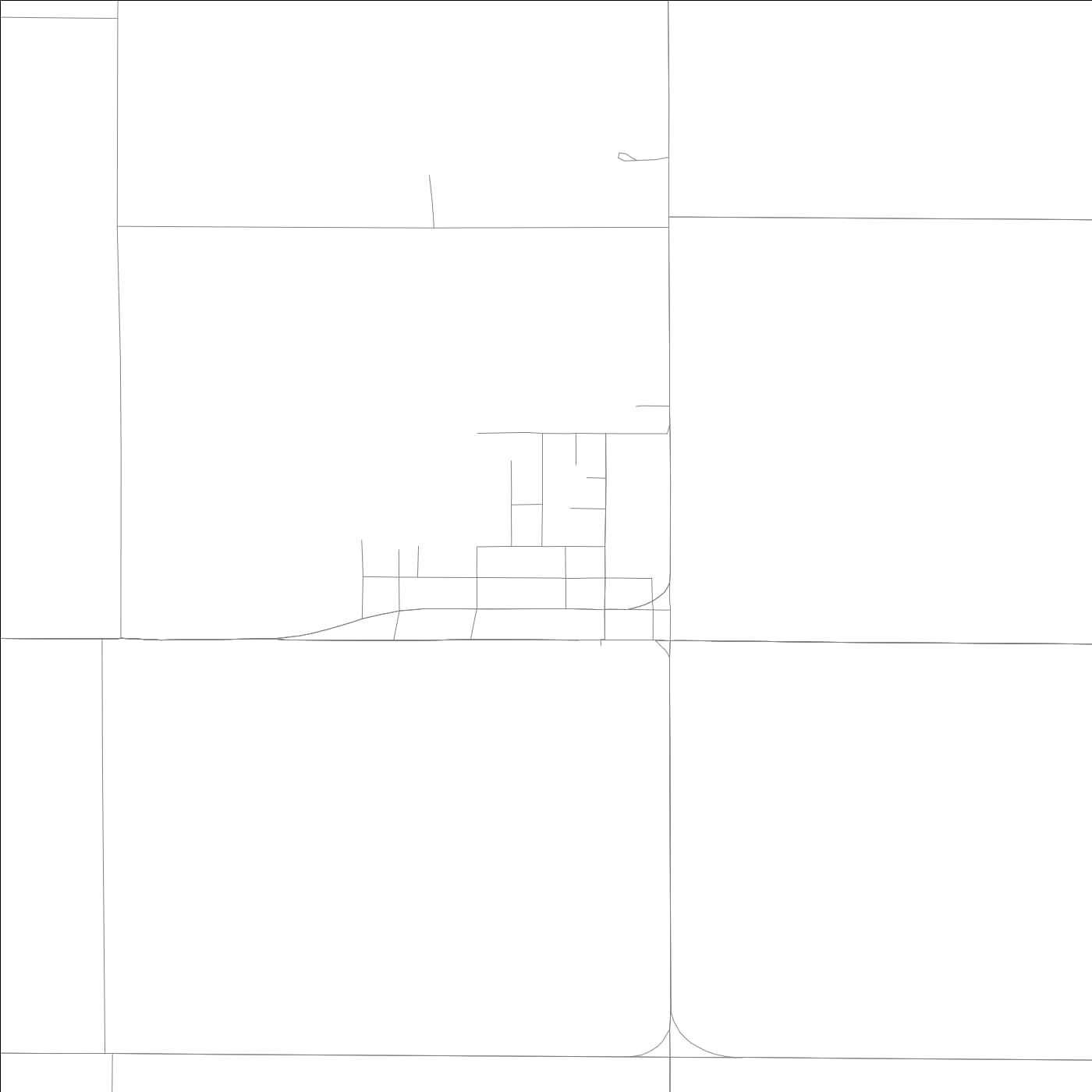 ROAD MAP OF REYNOLDS, ILLINOIS BY MAPBAKES