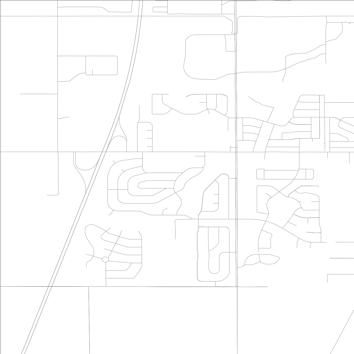 ROAD MAP OF RICHTON PARK, ILLINOIS BY MAPBAKES