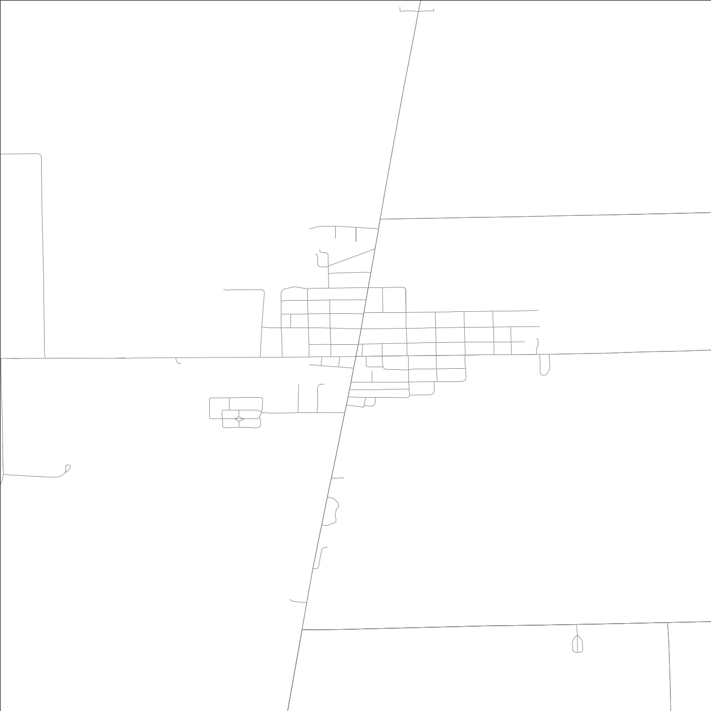 ROAD MAP OF RIDGE FARM, ILLINOIS BY MAPBAKES