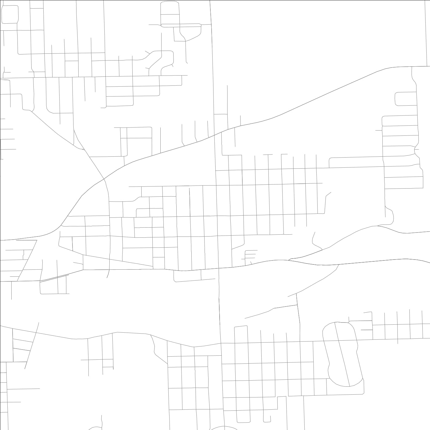 ROAD MAP OF RIDGEWOOD, ILLINOIS BY MAPBAKES