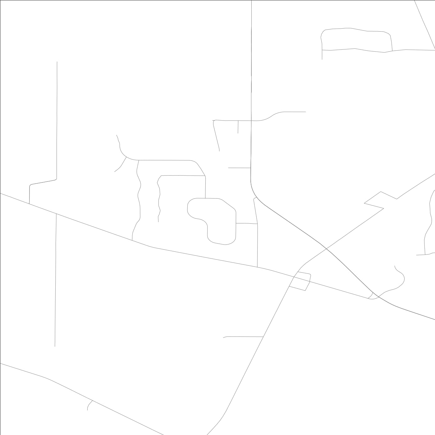ROAD MAP OF RINGWOOD, ILLINOIS BY MAPBAKES