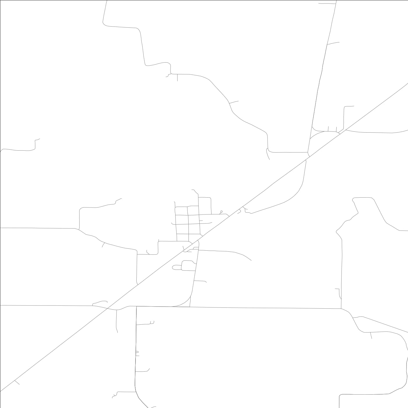 ROAD MAP OF RIPLEY, ILLINOIS BY MAPBAKES