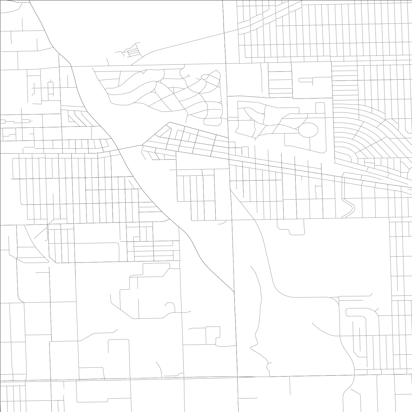 ROAD MAP OF RIVER GROVE, ILLINOIS BY MAPBAKES