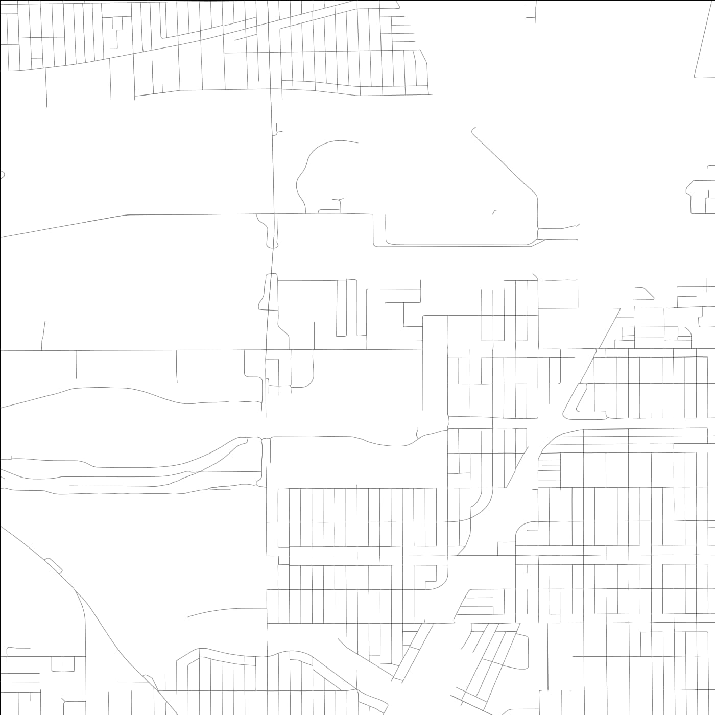 ROAD MAP OF RIVERDALE, ILLINOIS BY MAPBAKES