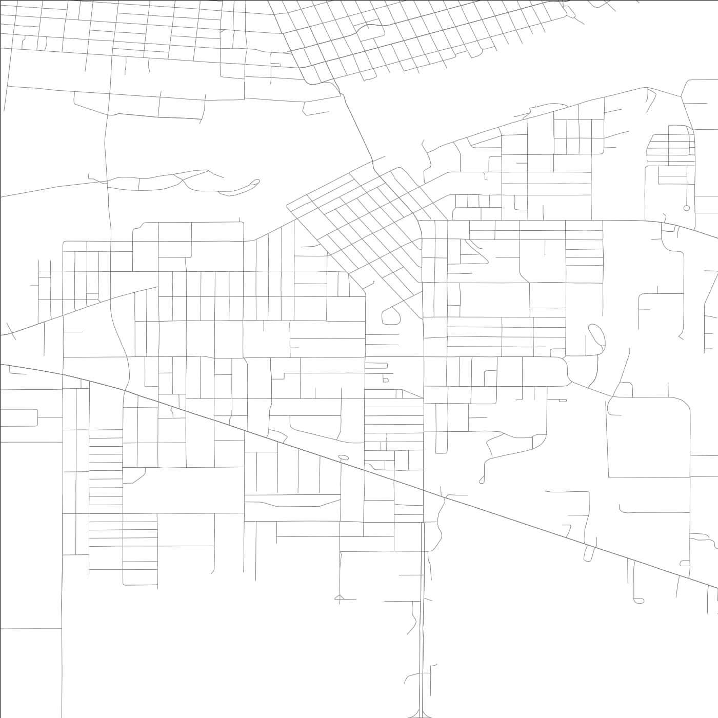 ROAD MAP OF ROCK FALLS, ILLINOIS BY MAPBAKES