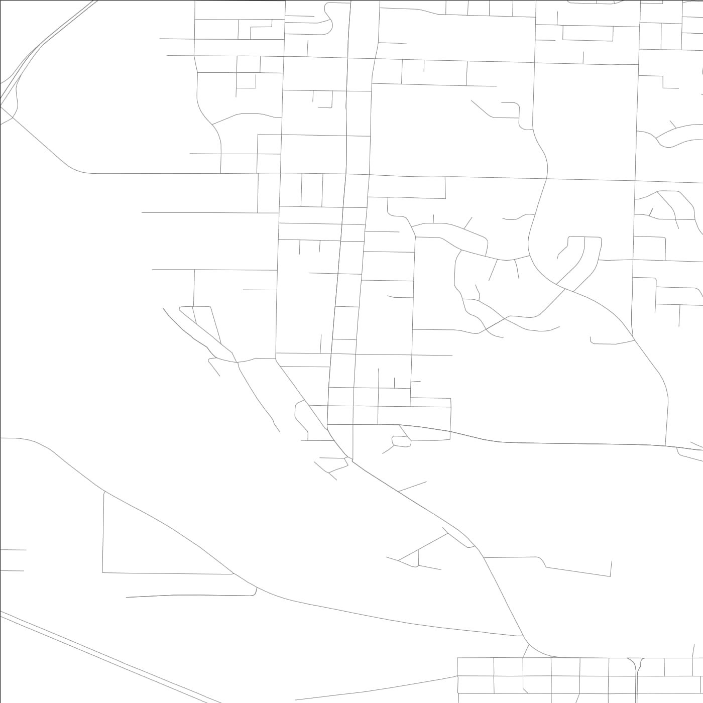 ROAD MAP OF ROCK ISLAND, ILLINOIS BY MAPBAKES