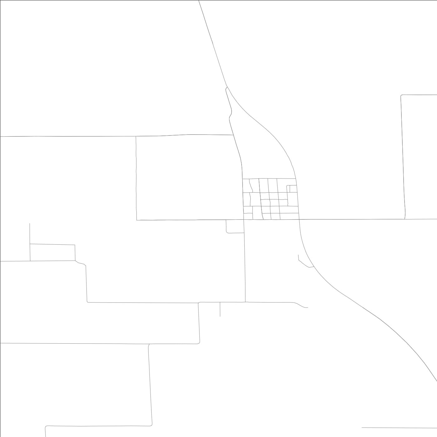 ROAD MAP OF ROCKBRIDGE, ILLINOIS BY MAPBAKES