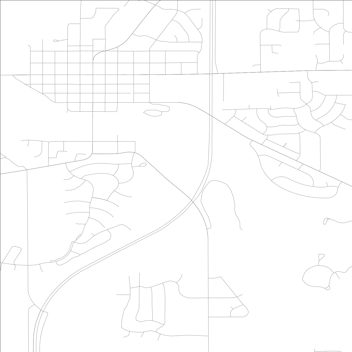 ROAD MAP OF ROCKTON, ILLINOIS BY MAPBAKES