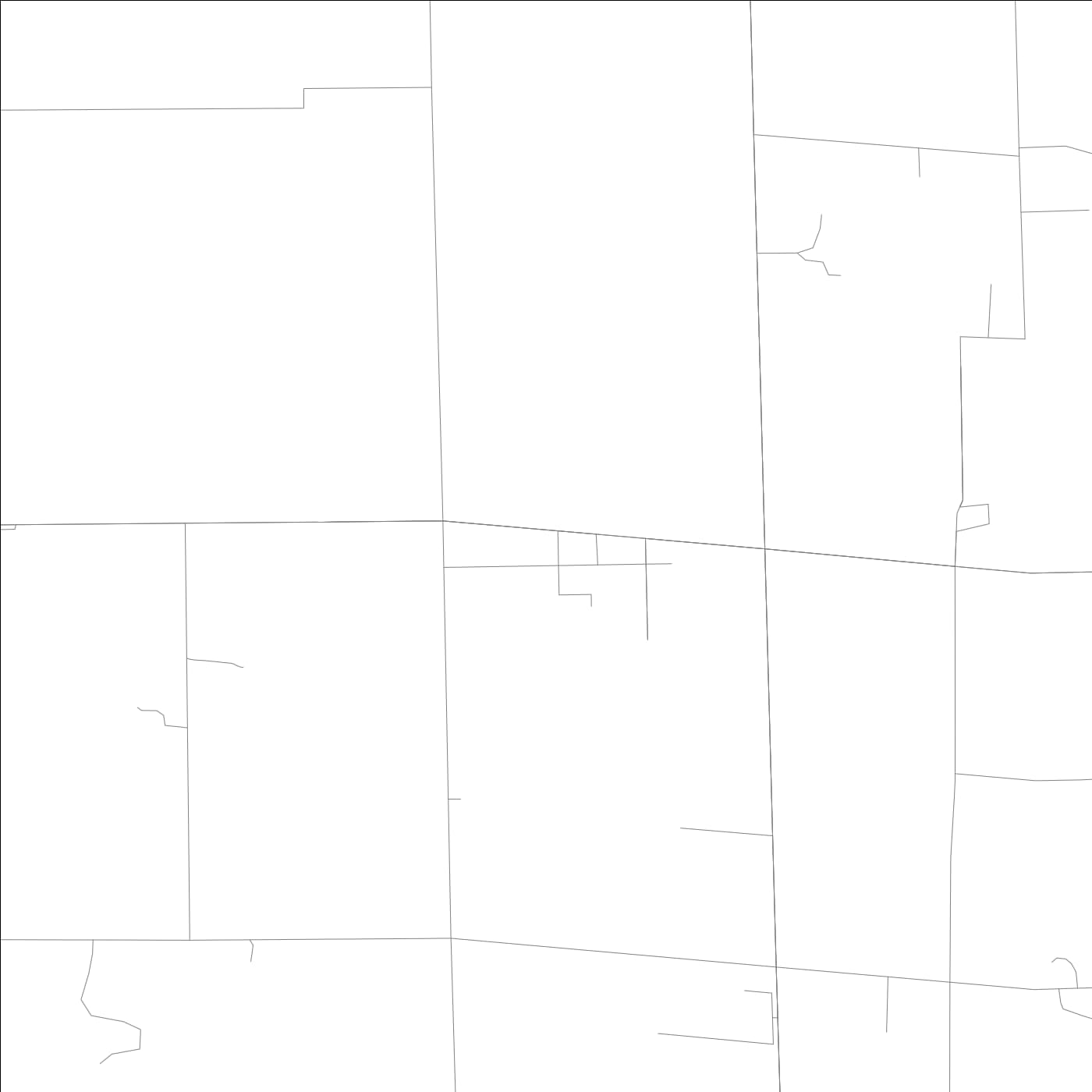 ROAD MAP OF ROSE HILL, ILLINOIS BY MAPBAKES