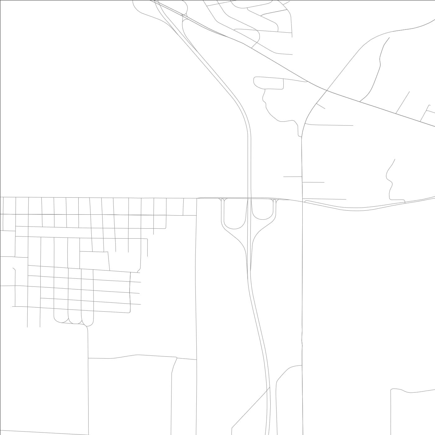ROAD MAP OF ROXANA, ILLINOIS BY MAPBAKES