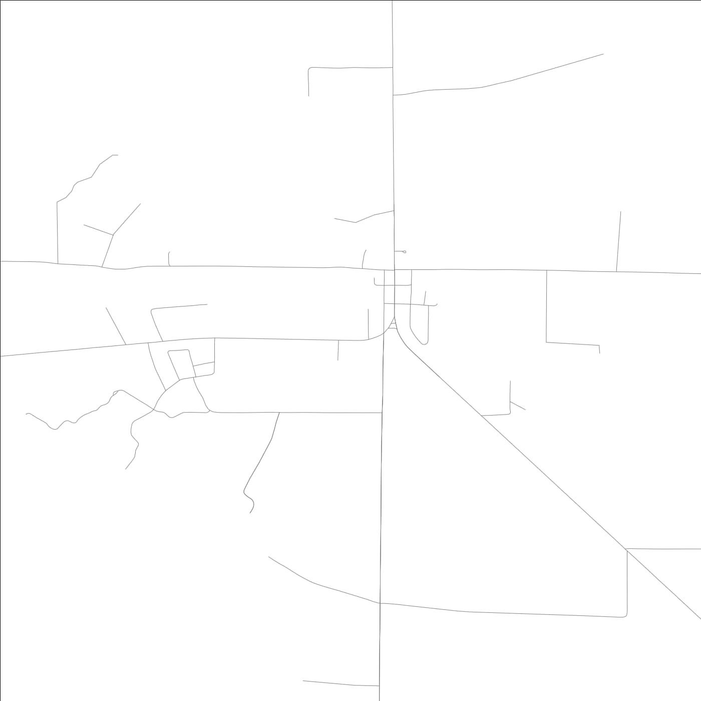 ROAD MAP OF RUMA, ILLINOIS BY MAPBAKES