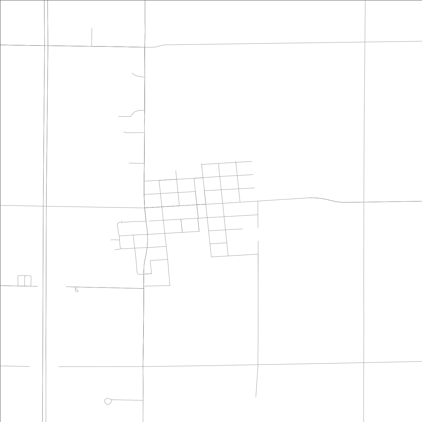 ROAD MAP OF RUTLAND, ILLINOIS BY MAPBAKES