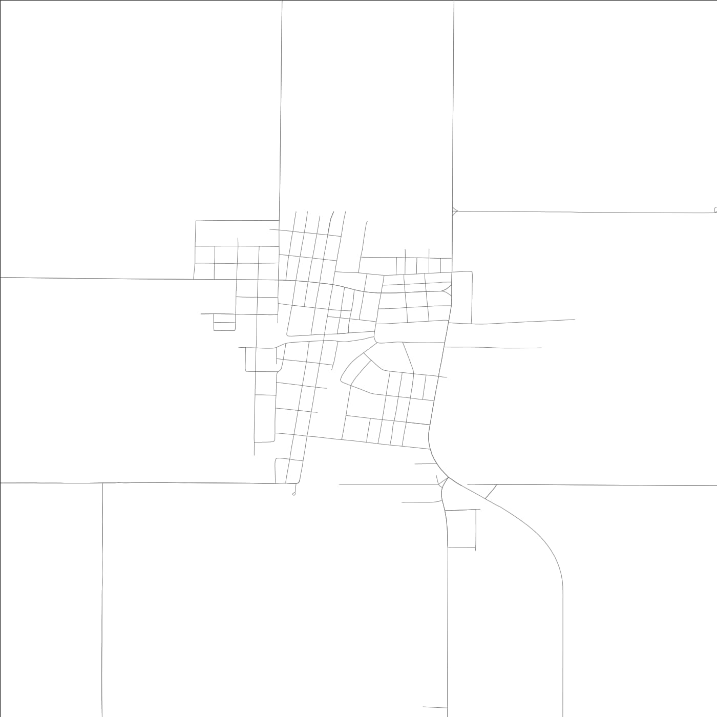 ROAD MAP OF SANDOVAL, ILLINOIS BY MAPBAKES