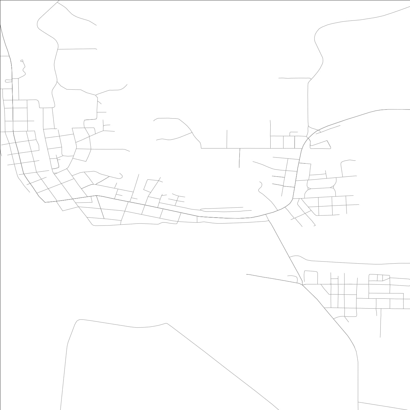 ROAD MAP OF SAVANNA, ILLINOIS BY MAPBAKES