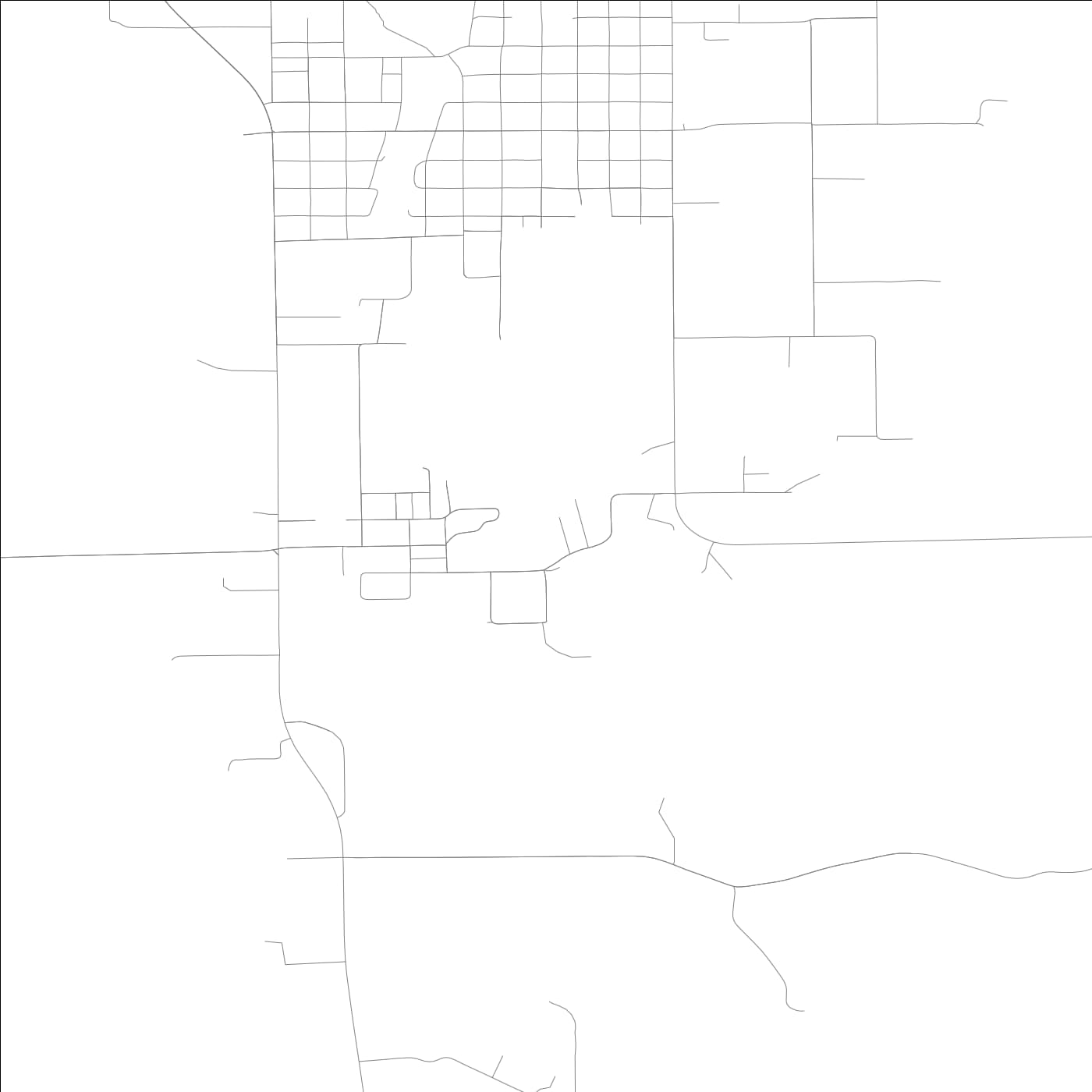 ROAD MAP OF SAWYERVILLE, ILLINOIS BY MAPBAKES