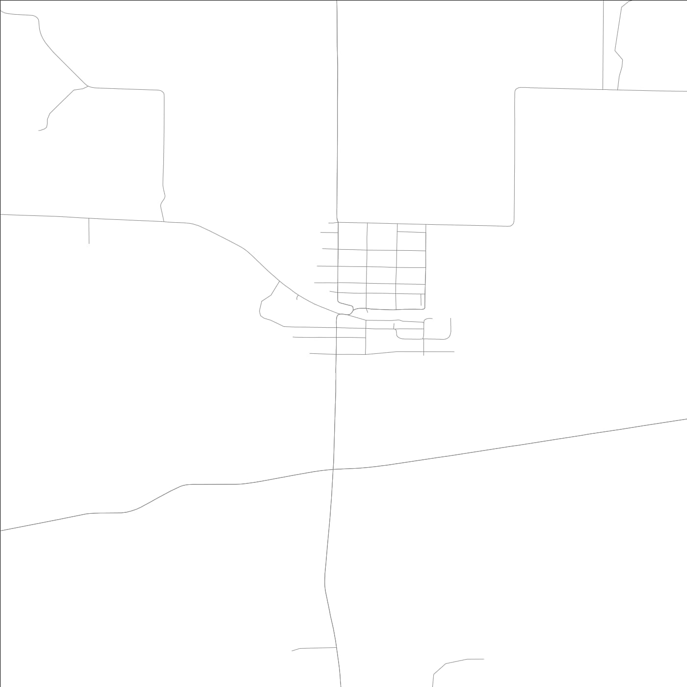ROAD MAP OF SCALES MOUND, ILLINOIS BY MAPBAKES