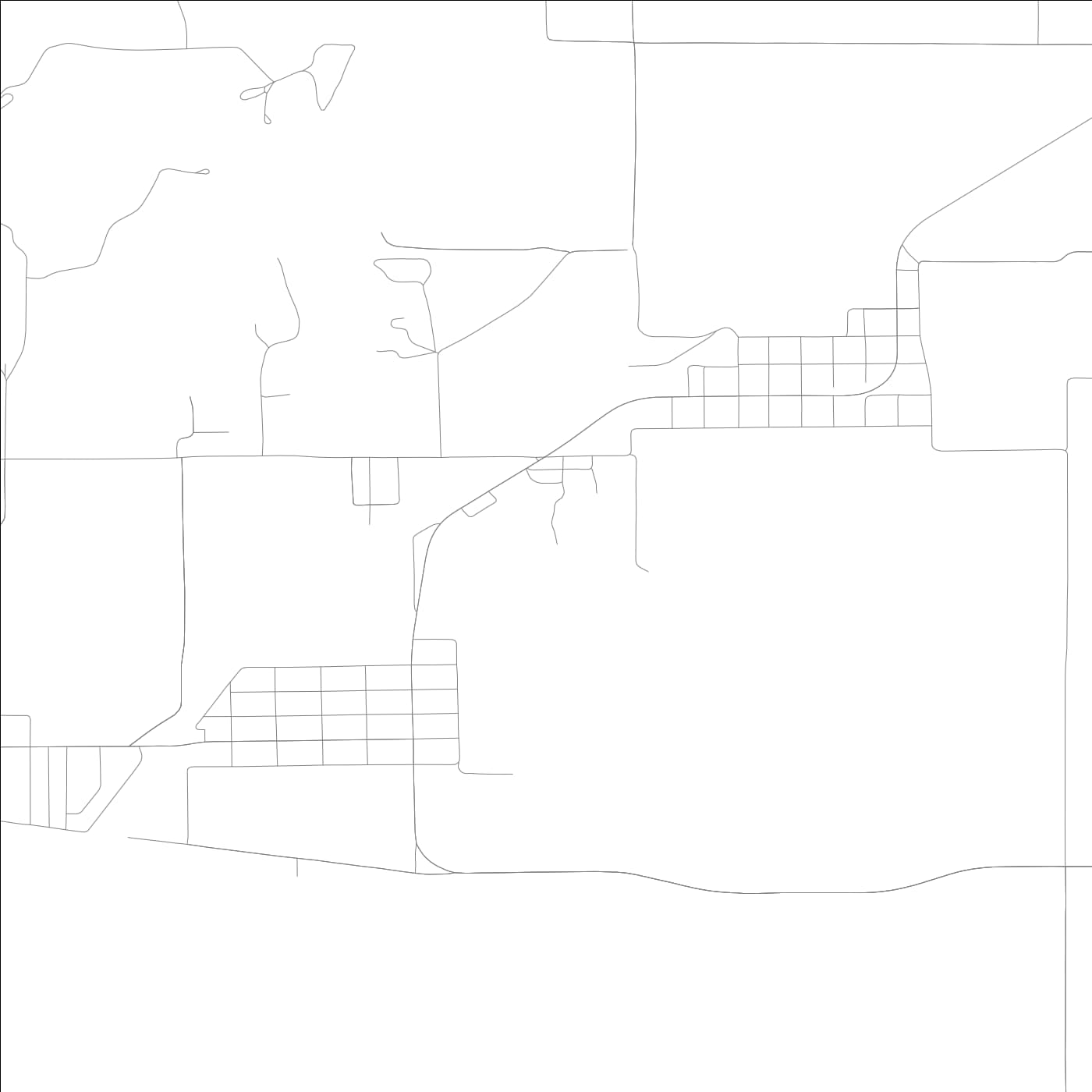 ROAD MAP OF SCHRAM CITY, ILLINOIS BY MAPBAKES