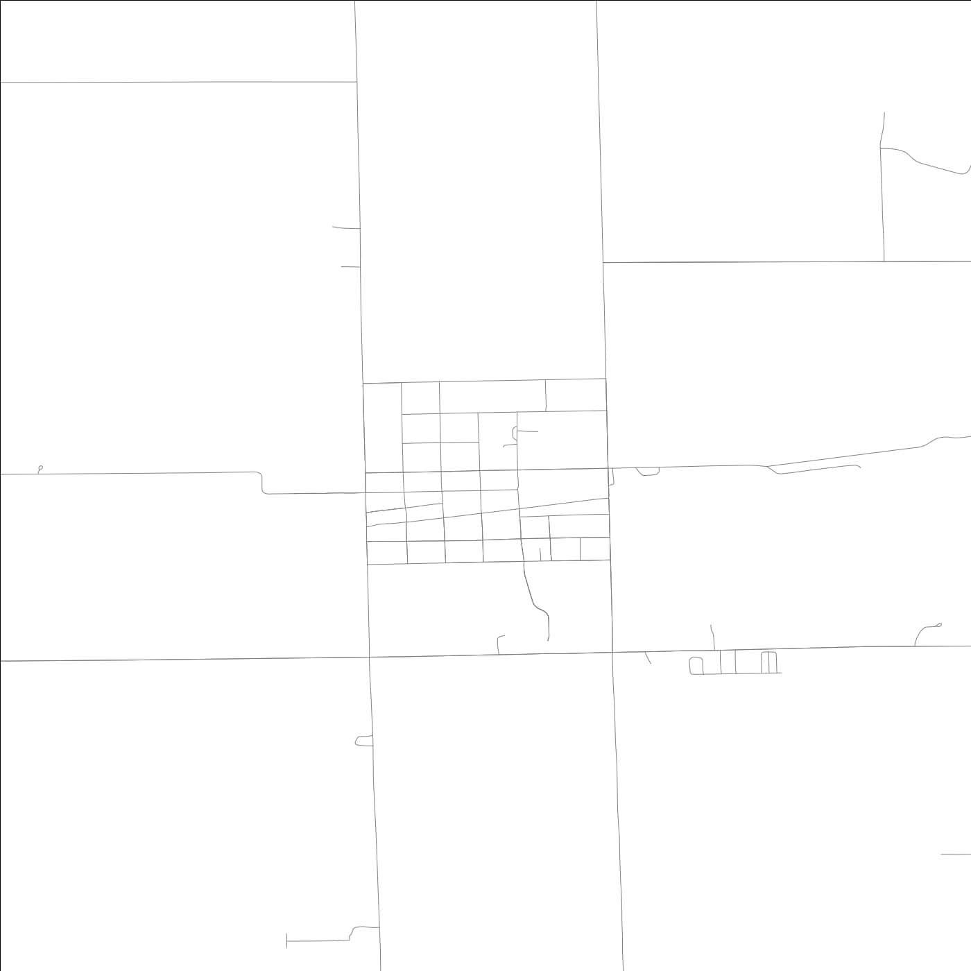 ROAD MAP OF SECOR, ILLINOIS BY MAPBAKES