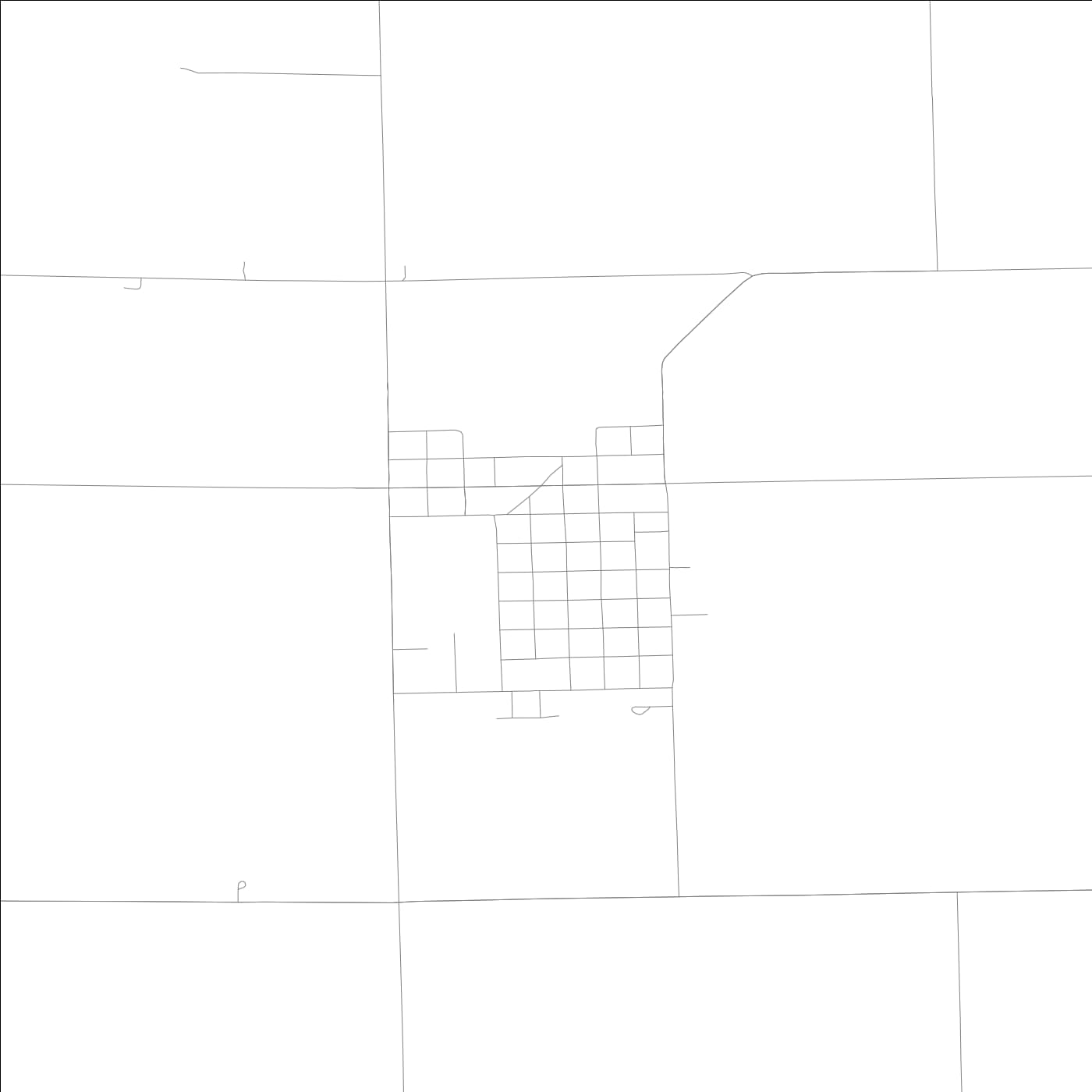 ROAD MAP OF SHANNON, ILLINOIS BY MAPBAKES