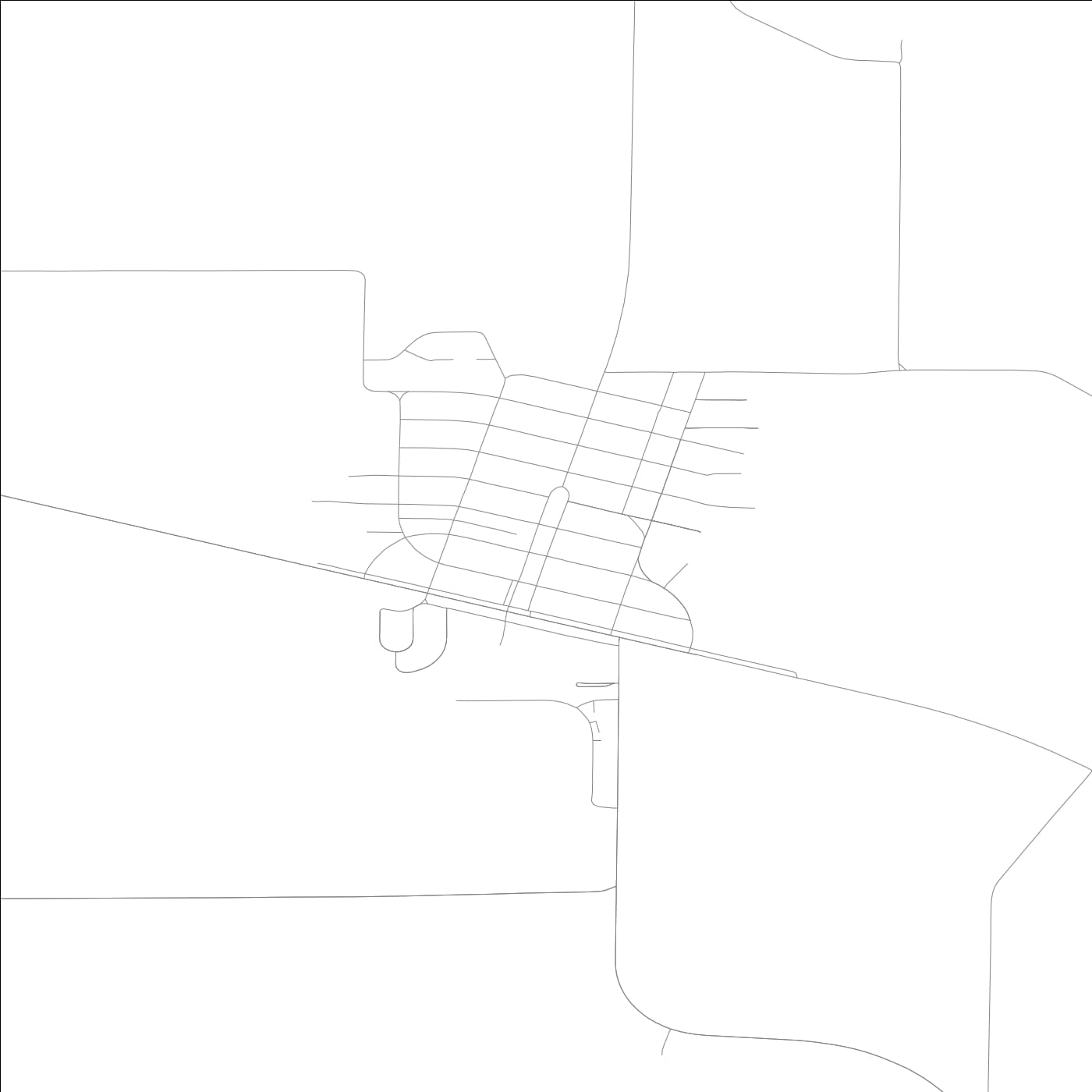 ROAD MAP OF SHAWNEETOWN, ILLINOIS BY MAPBAKES
