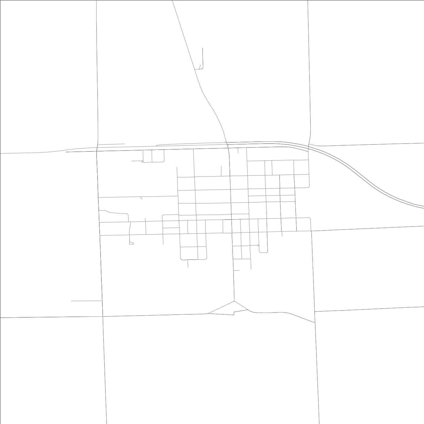 ROAD MAP OF SHELDON, ILLINOIS BY MAPBAKES
