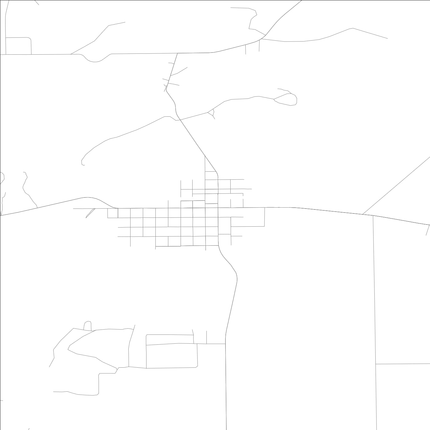 ROAD MAP OF SHERIDAN, ILLINOIS BY MAPBAKES