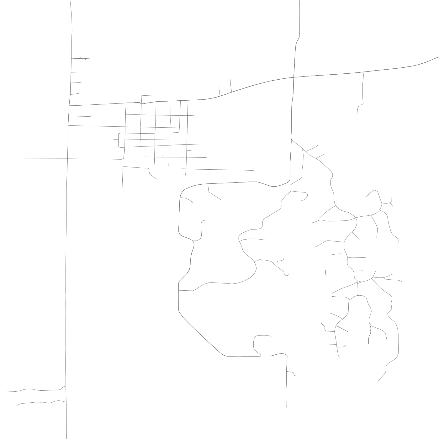 ROAD MAP OF SHERRARD, ILLINOIS BY MAPBAKES