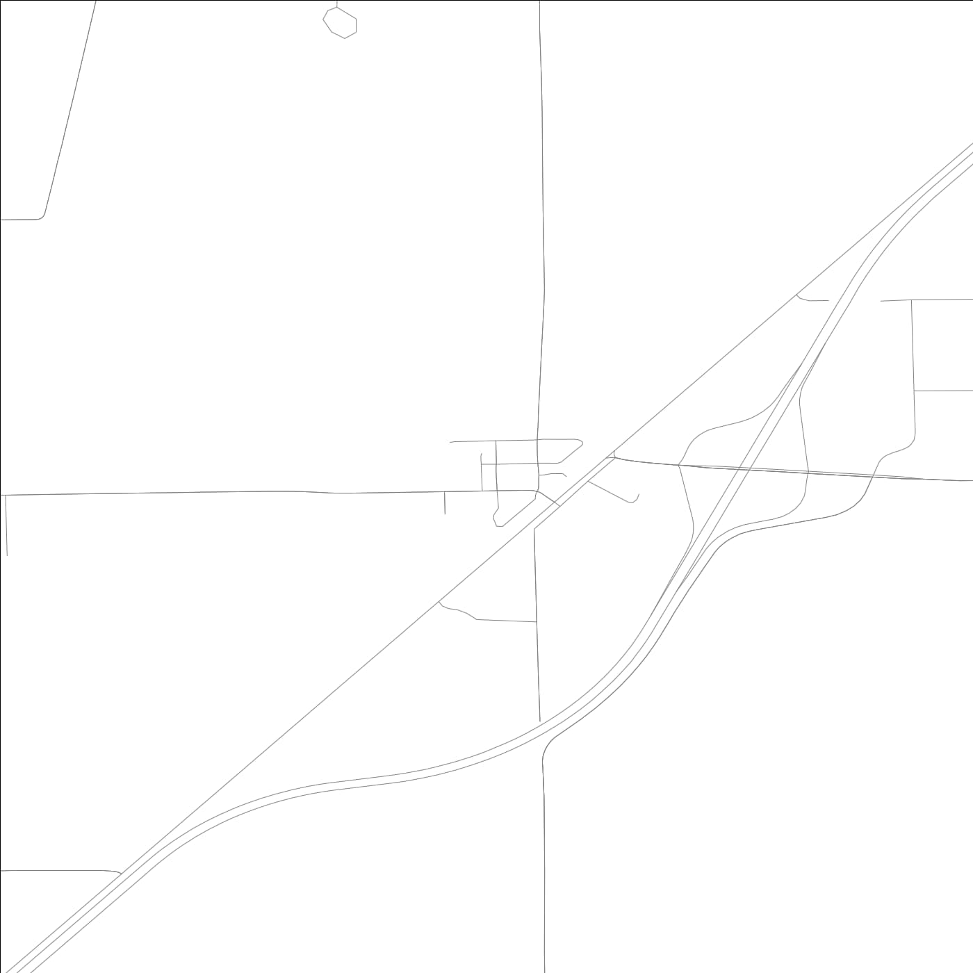ROAD MAP OF SHIRLEY, ILLINOIS BY MAPBAKES