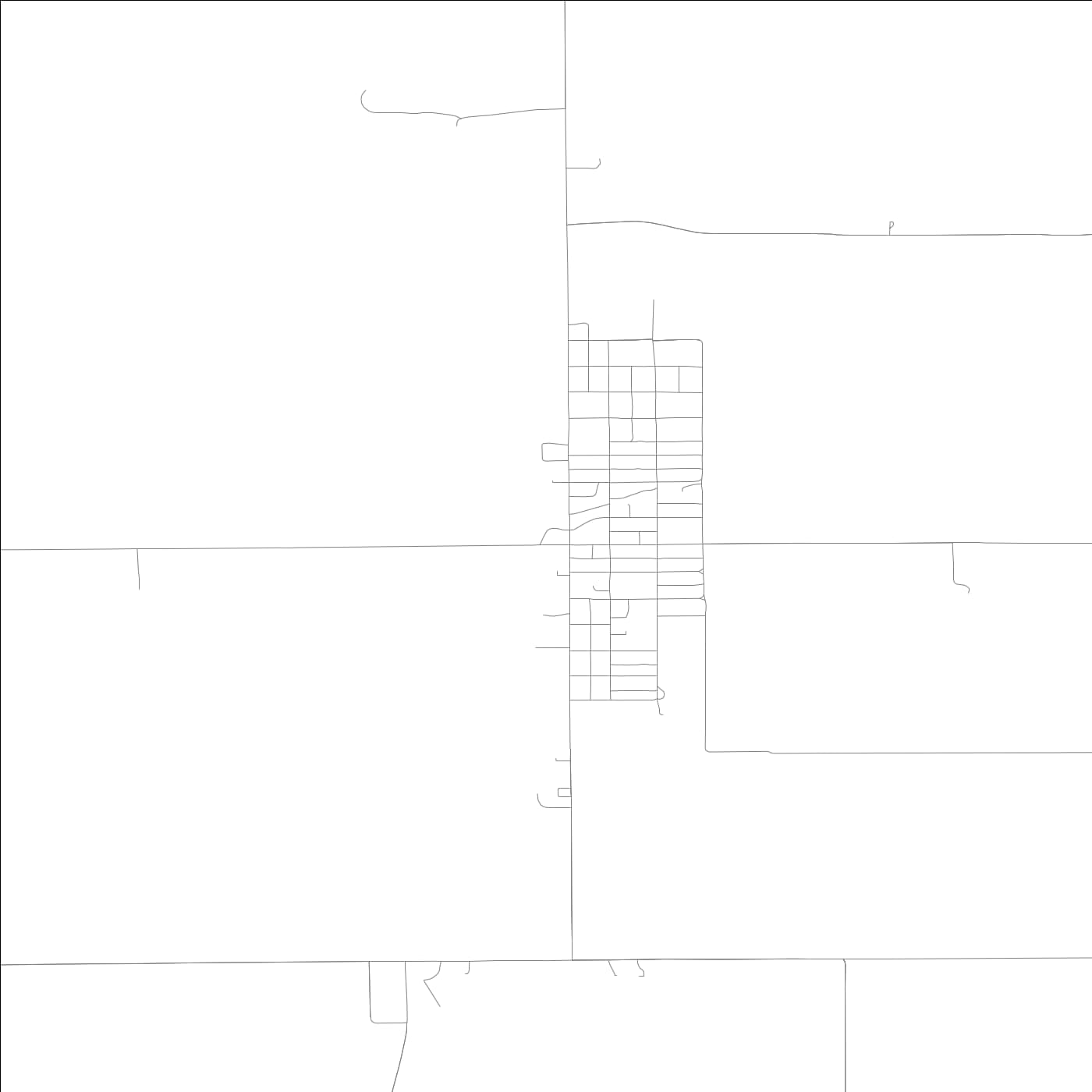 ROAD MAP OF SIDELL, ILLINOIS BY MAPBAKES