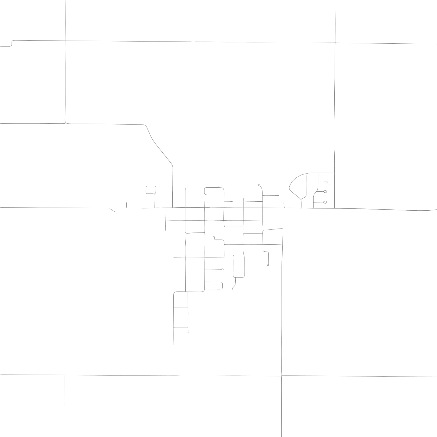 ROAD MAP OF SIDNEY, ILLINOIS BY MAPBAKES