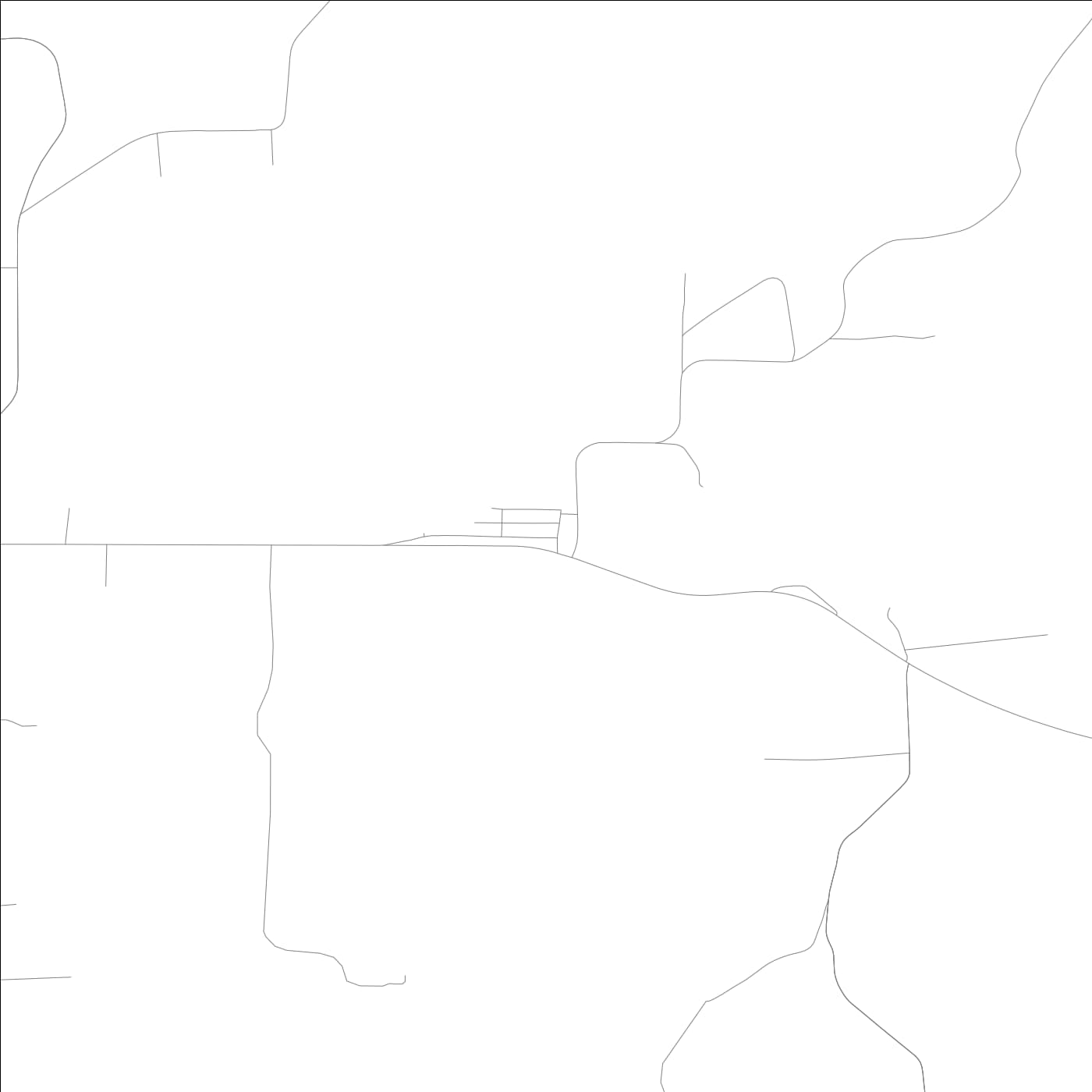 ROAD MAP OF SIMPSON, ILLINOIS BY MAPBAKES