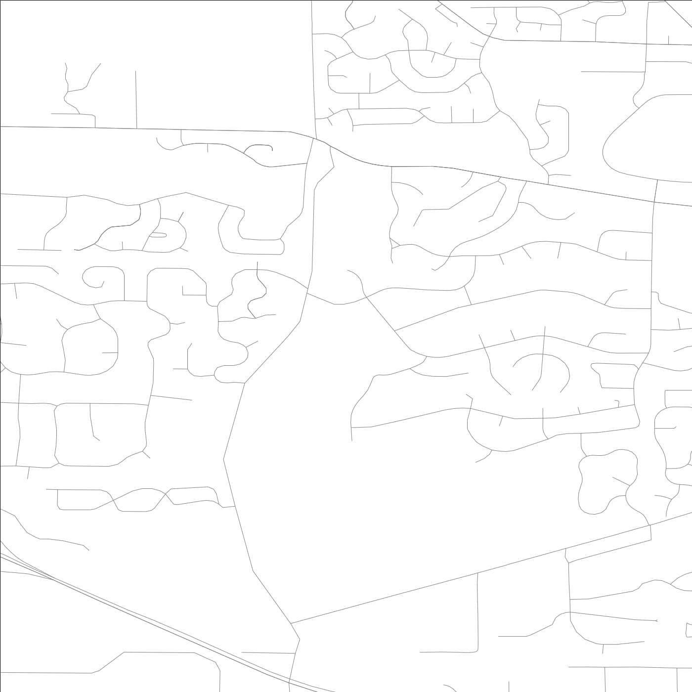 ROAD MAP OF SLEEPY HOLLOW, ILLINOIS BY MAPBAKES