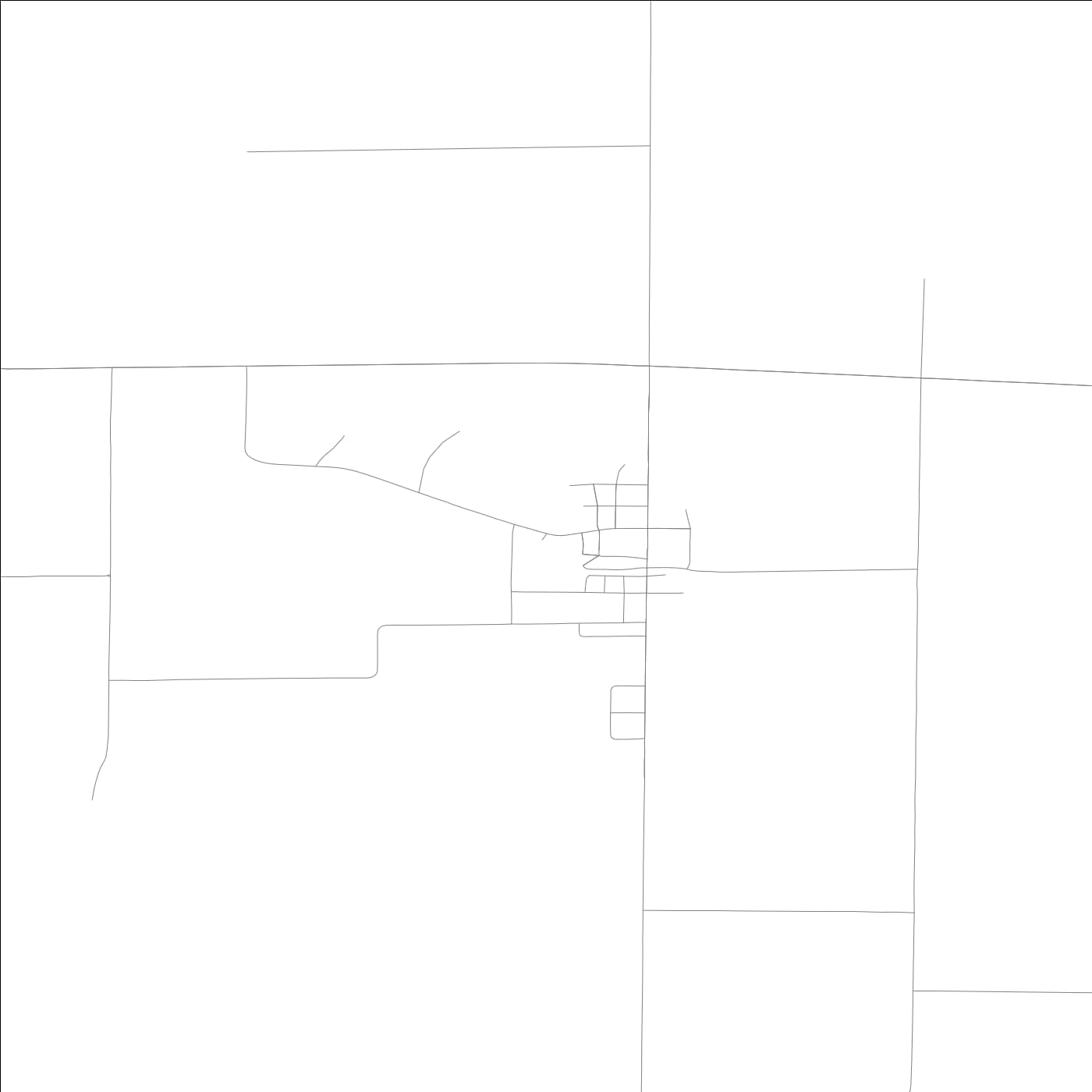 ROAD MAP OF SMITHFIELD, ILLINOIS BY MAPBAKES