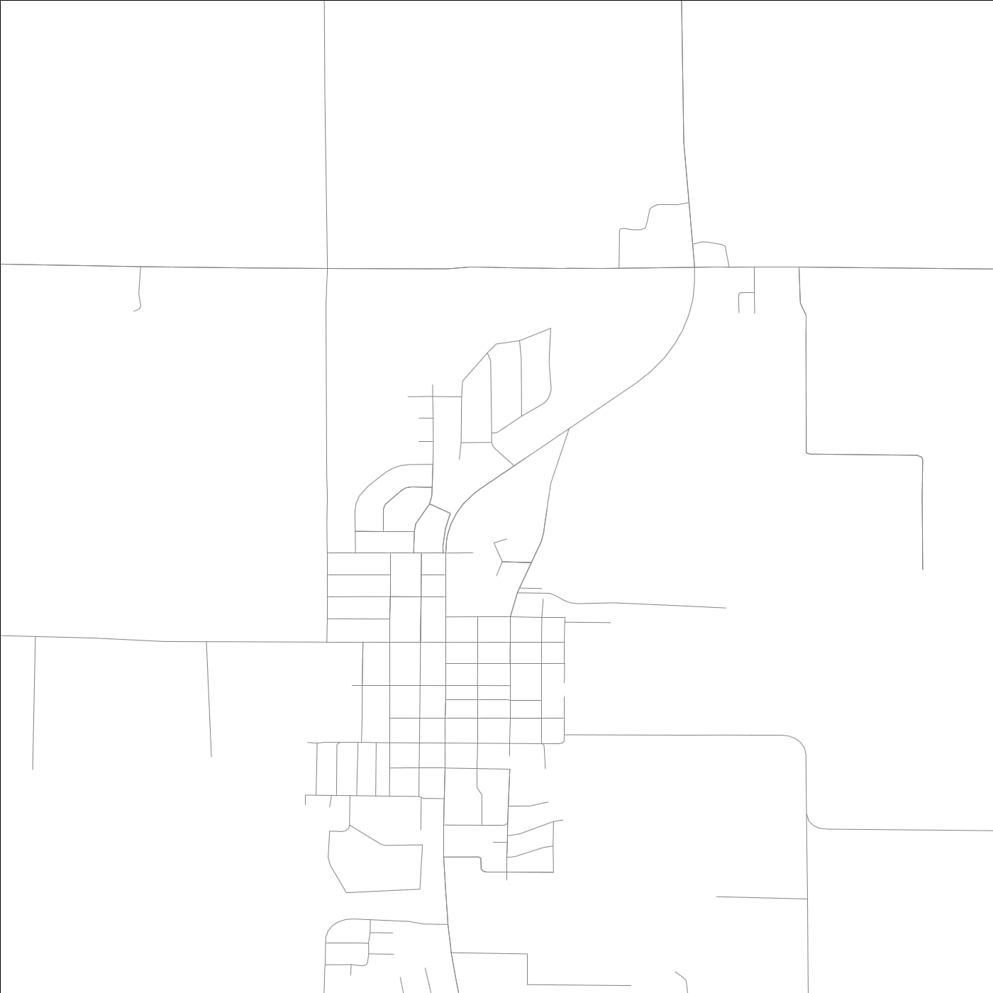 ROAD MAP OF SMITHTON, ILLINOIS BY MAPBAKES