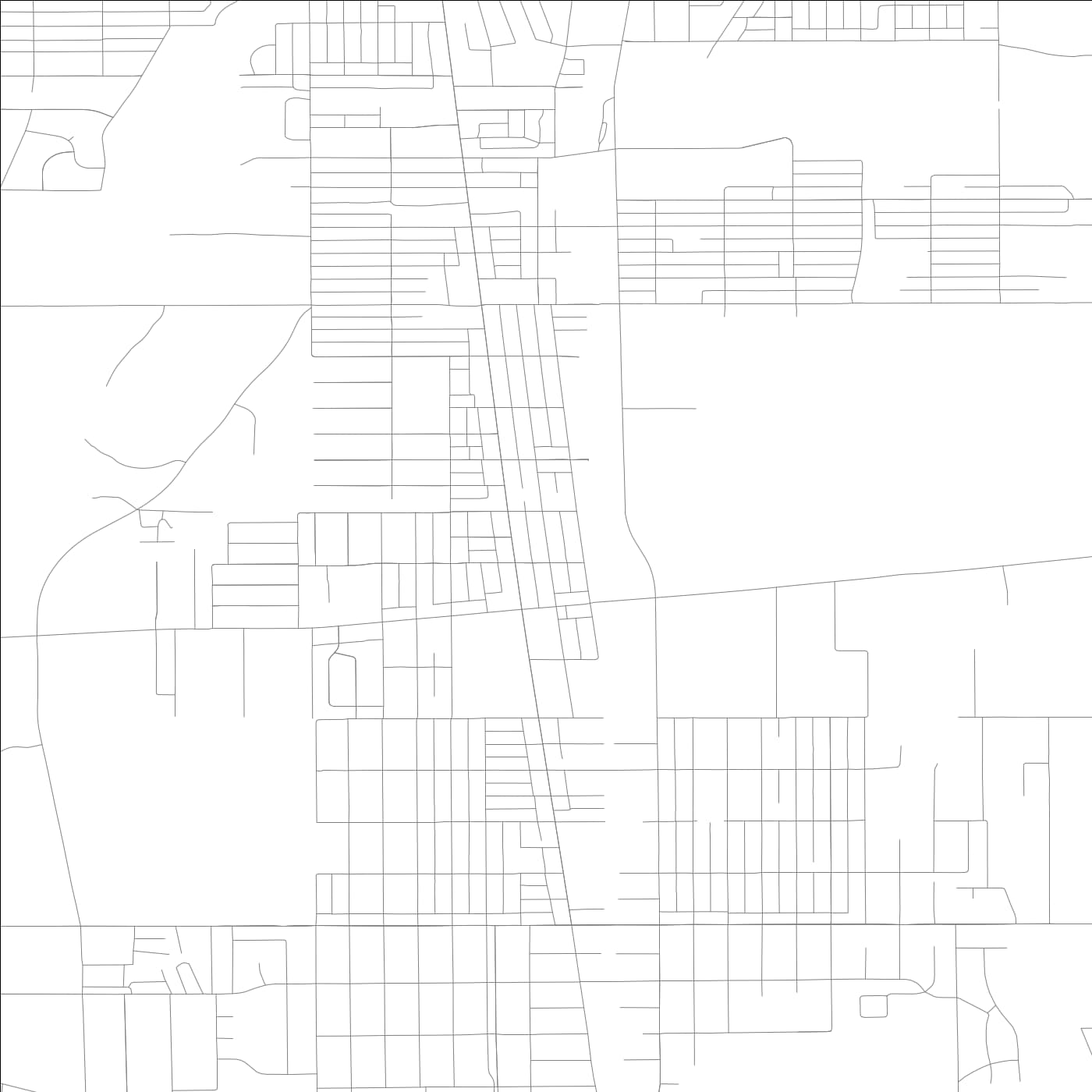 ROAD MAP OF SOUTH CHICAGO HEIGHTS, ILLINOIS BY MAPBAKES