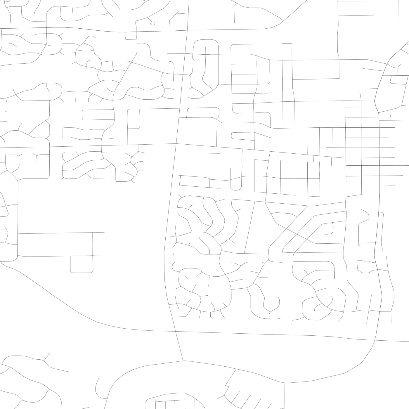 ROAD MAP OF SOUTH ELGIN, ILLINOIS BY MAPBAKES