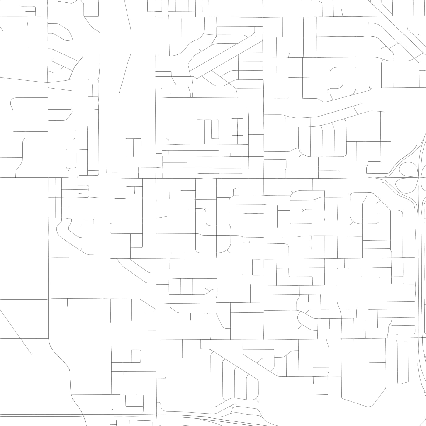 ROAD MAP OF SOUTH HOLLAND, ILLINOIS BY MAPBAKES