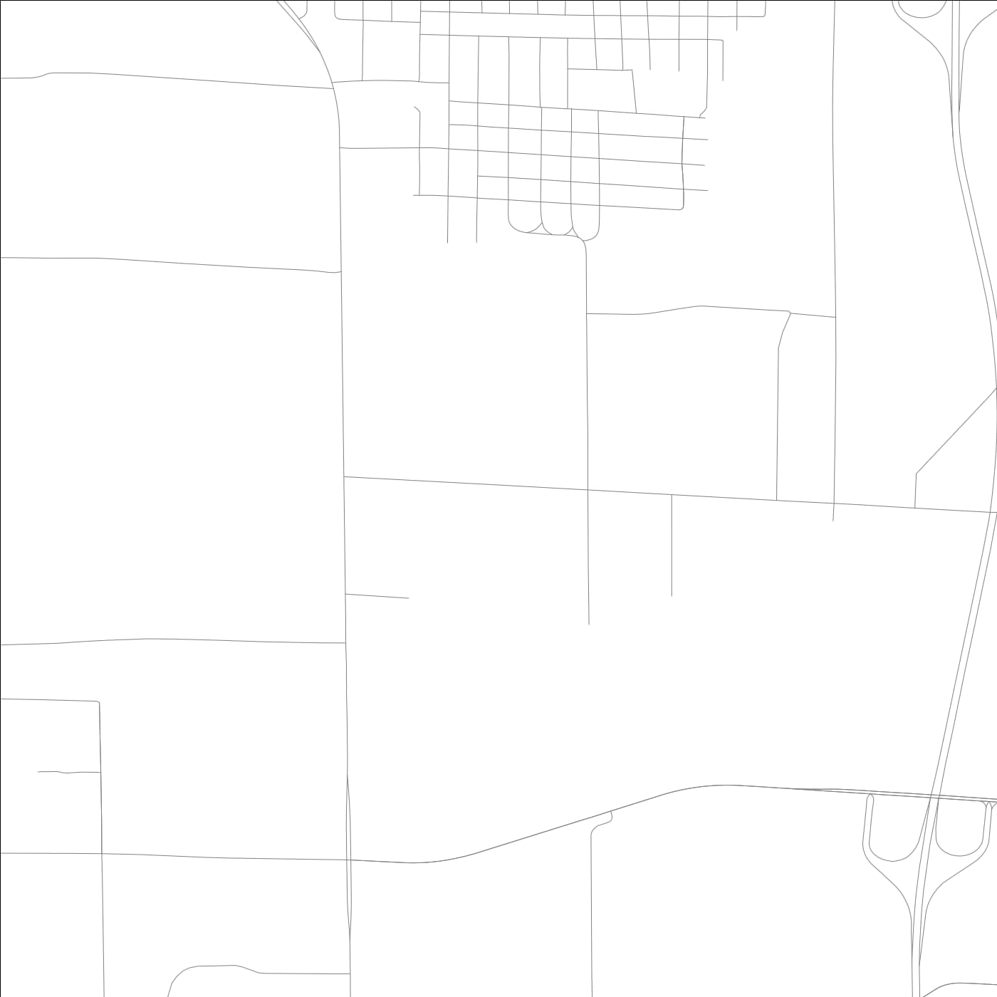 ROAD MAP OF SOUTH ROXANA, ILLINOIS BY MAPBAKES
