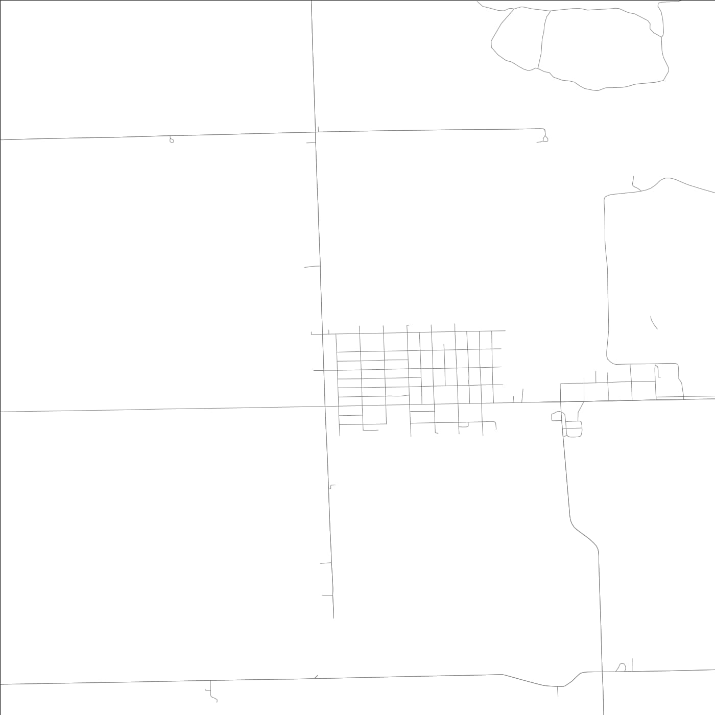 ROAD MAP OF SOUTH WILMINGTON, ILLINOIS BY MAPBAKES