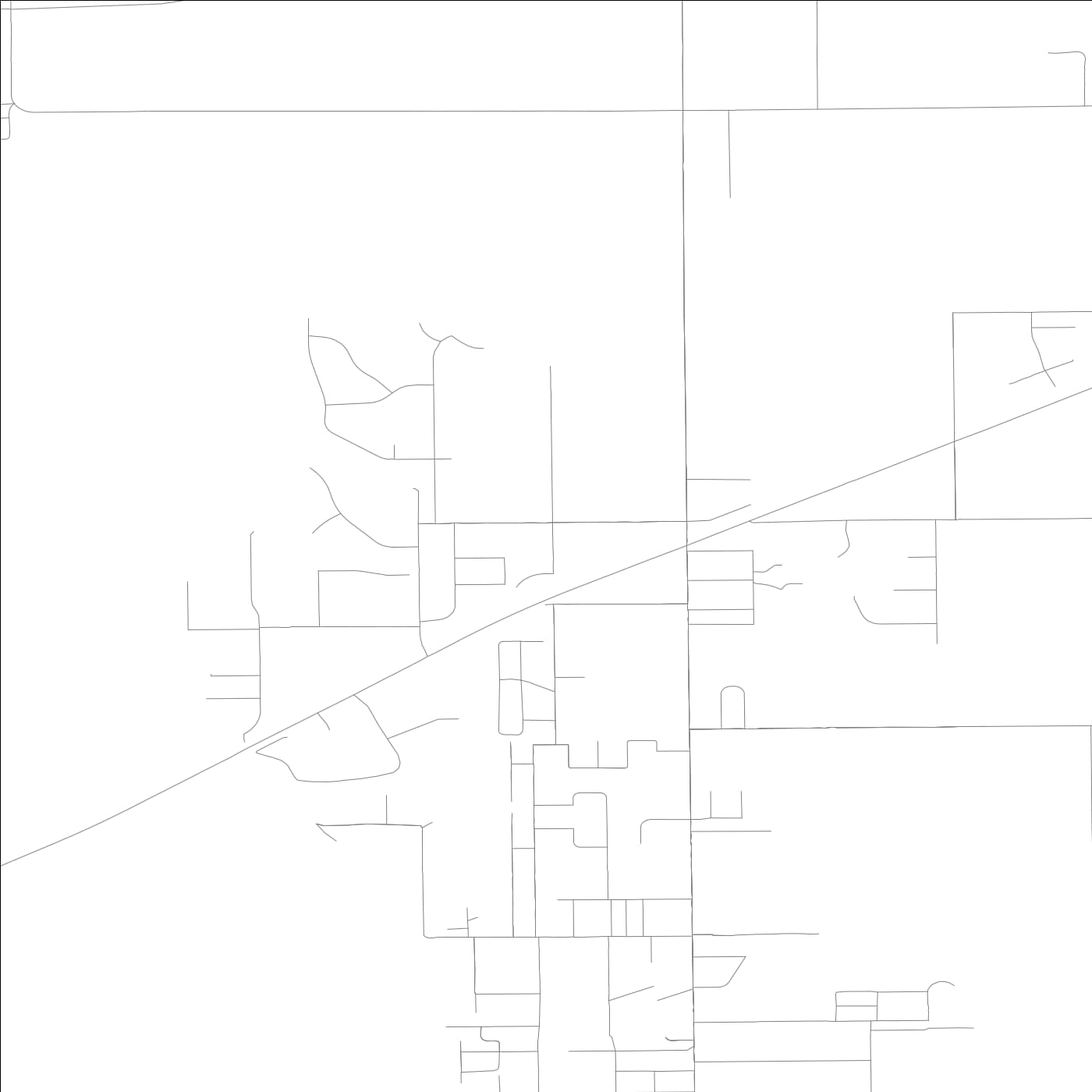 ROAD MAP OF SPAULDING, ILLINOIS BY MAPBAKES