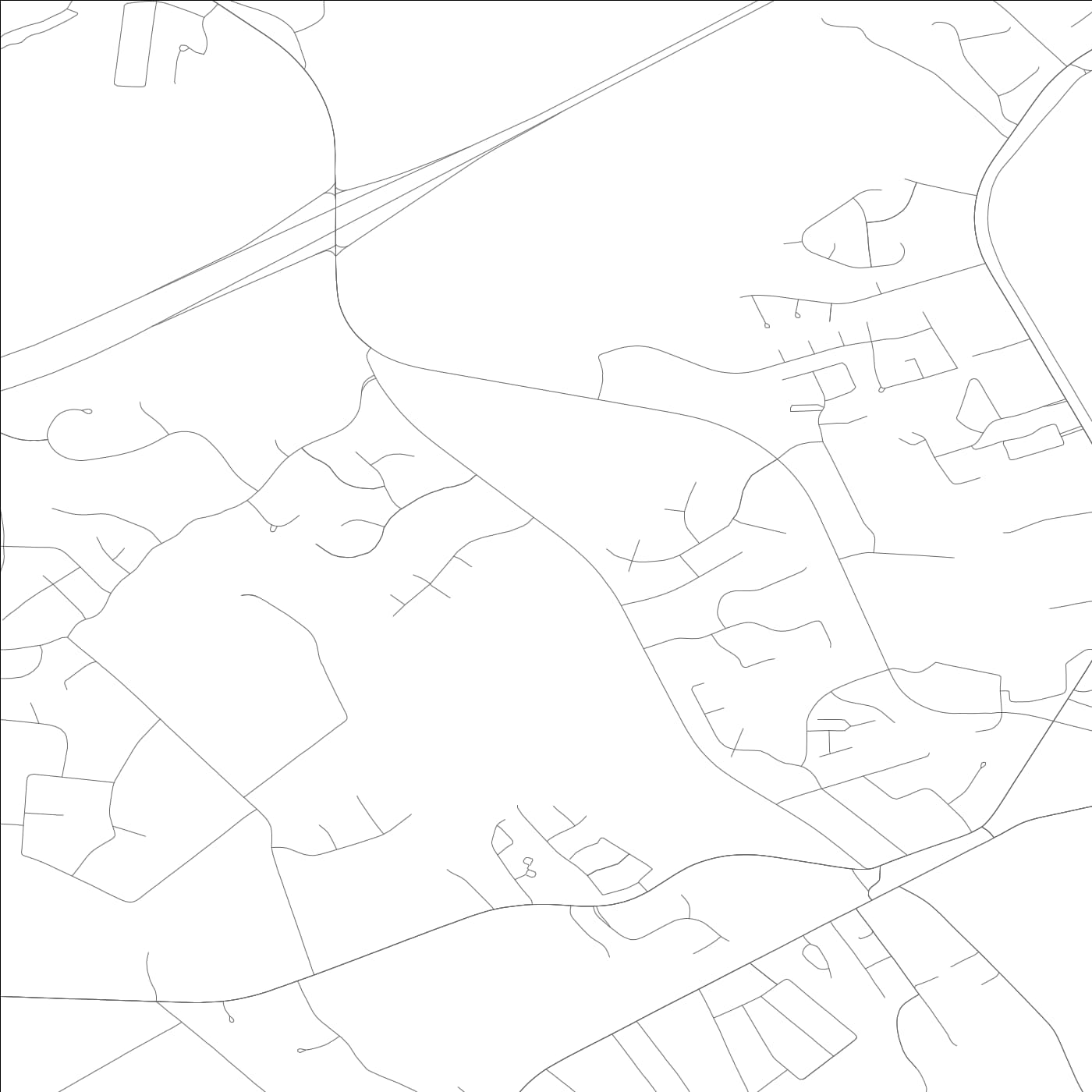 ROAD MAP OF CRESTWOOD, KENTUCKY BY MAPBAKES