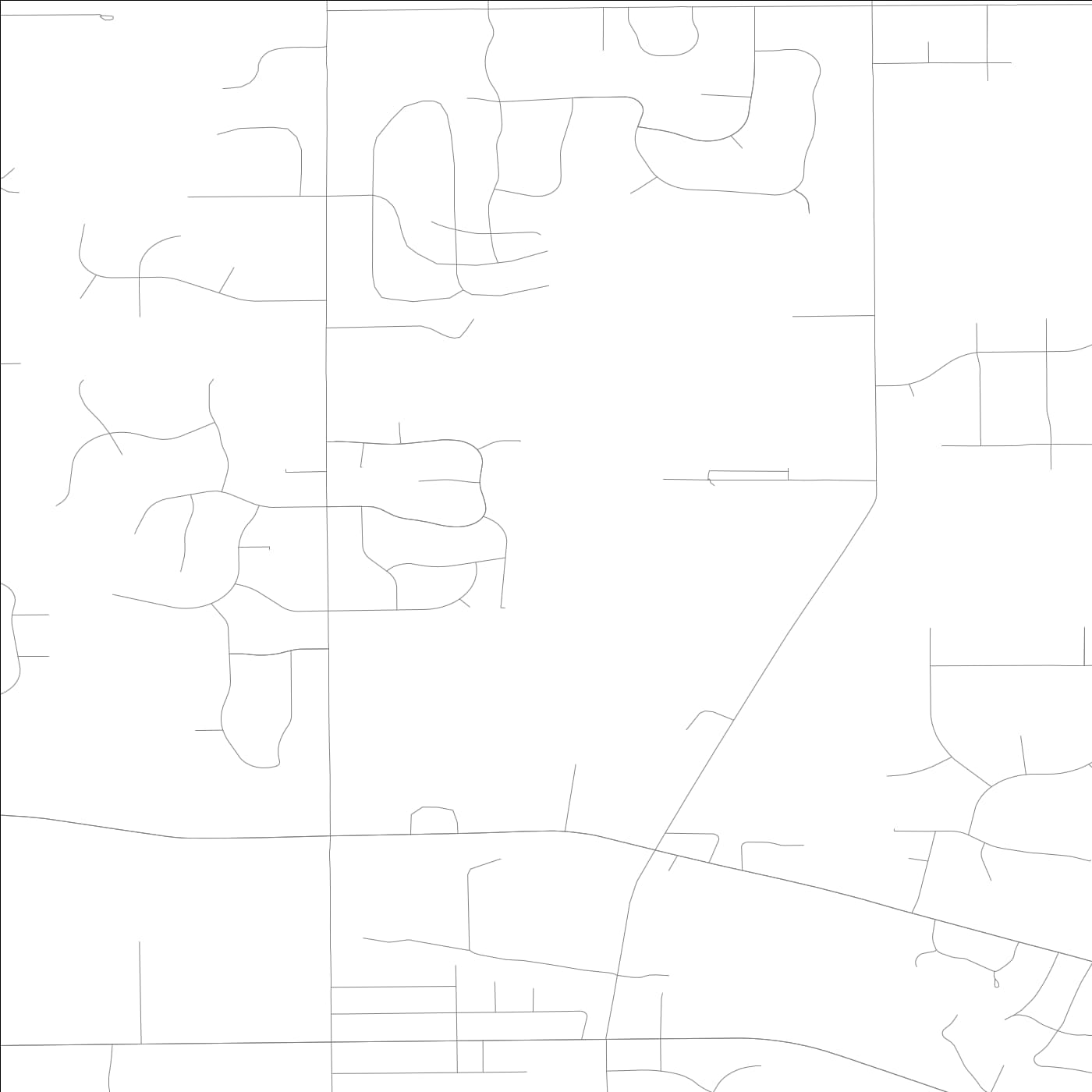 ROAD MAP OF SPRING GROVE, ILLINOIS BY MAPBAKES
