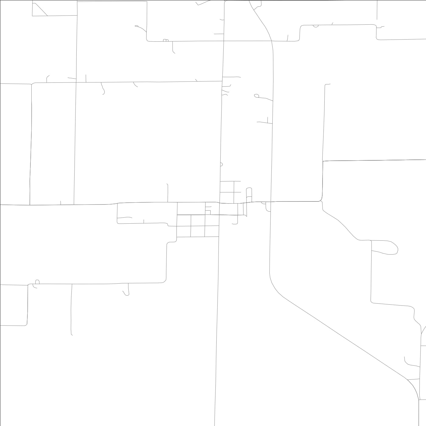 ROAD MAP OF SPRINGERTON, ILLINOIS BY MAPBAKES