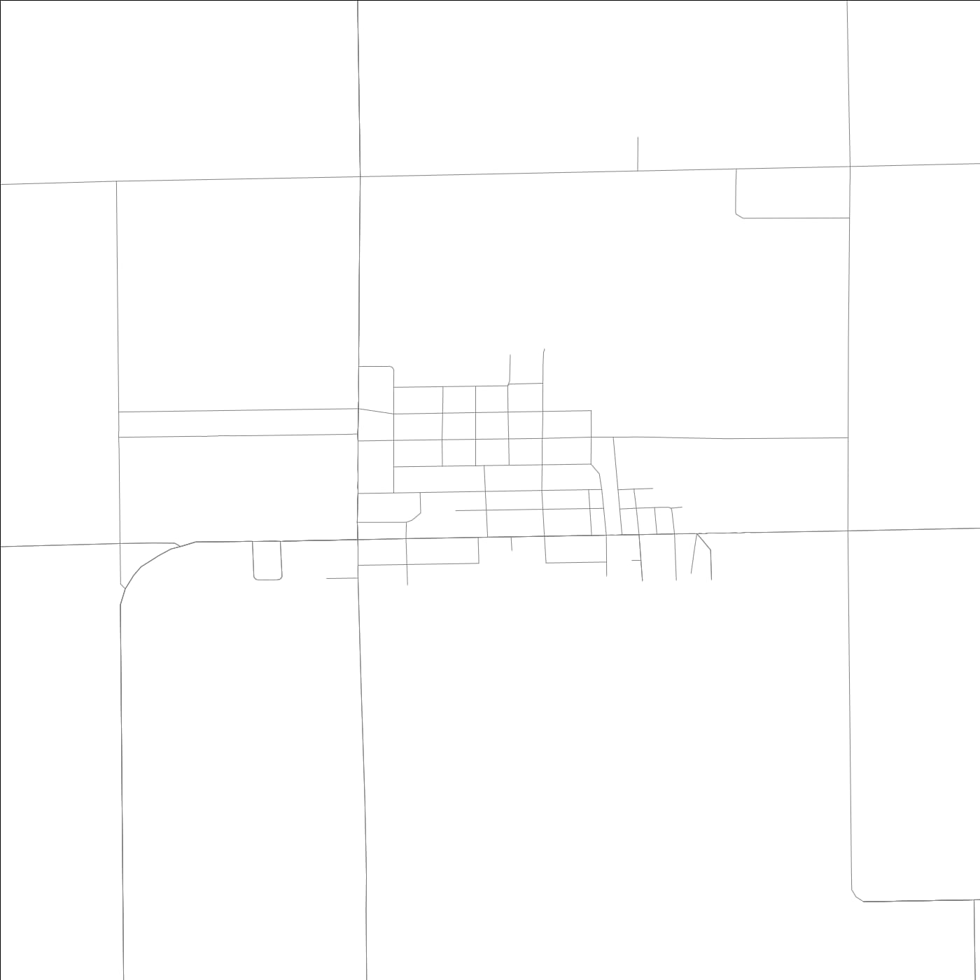 ROAD MAP OF ST ANNE, ILLINOIS BY MAPBAKES
