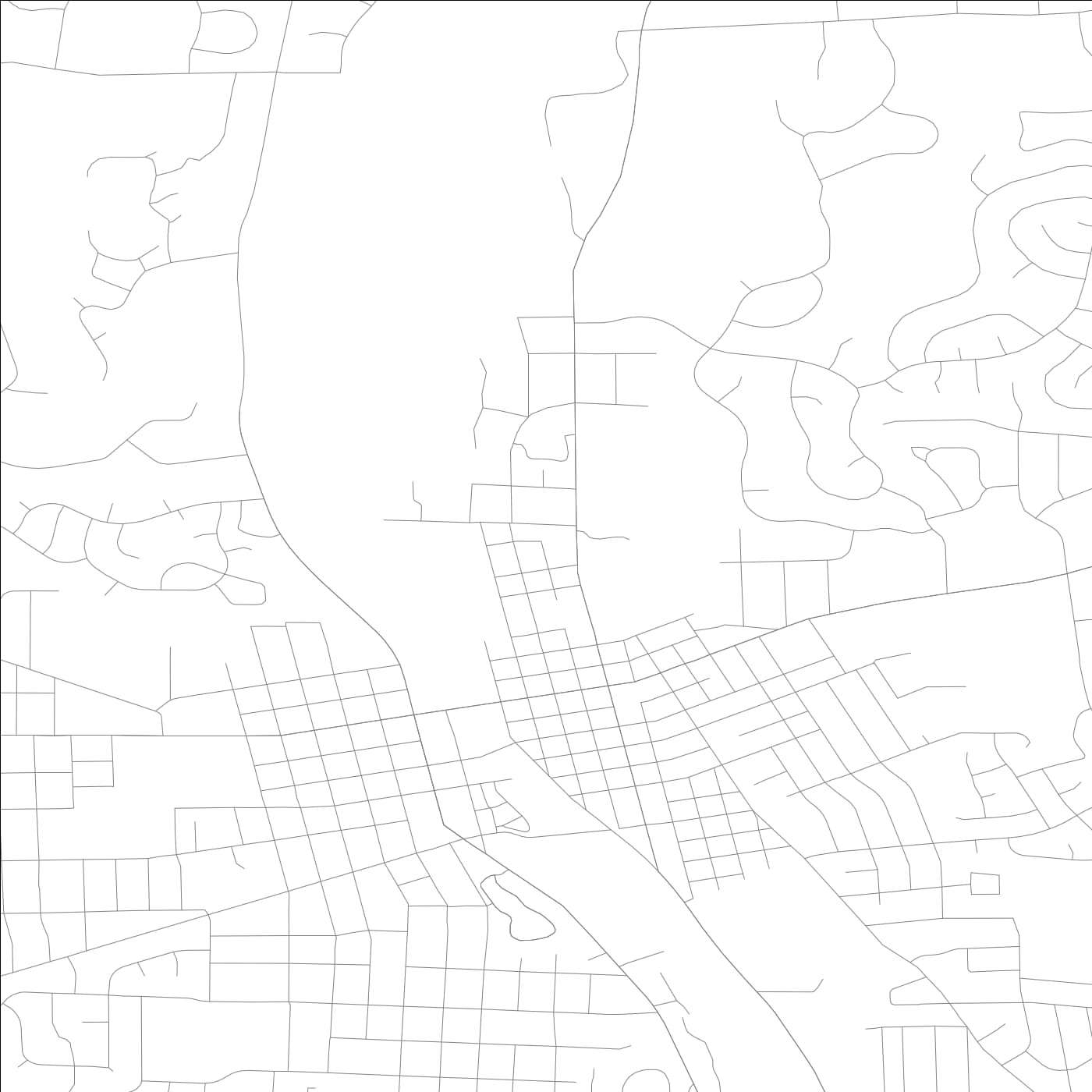 ROAD MAP OF ST CHARLES, ILLINOIS BY MAPBAKES